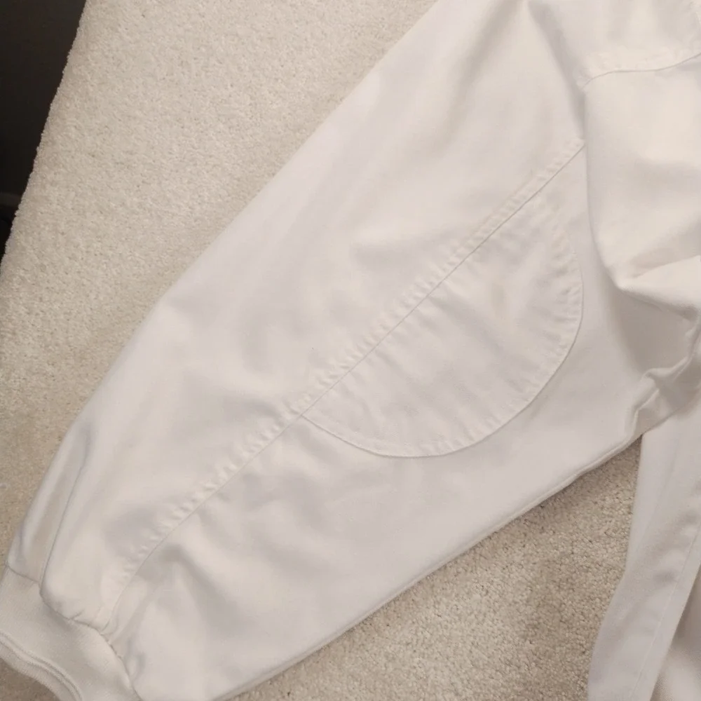Vtg Wimbledon Jacket Men's Lrg Full Zip Bomber Boxy The Championships Tennis 80s